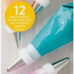 Cerf Dellier Poches à Douilles Jetables 40cm (x12)