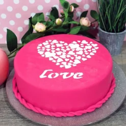 Cerf Dellier Pochoir Love