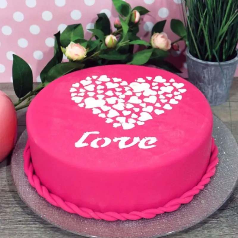 Cerf Dellier Pochoir Love