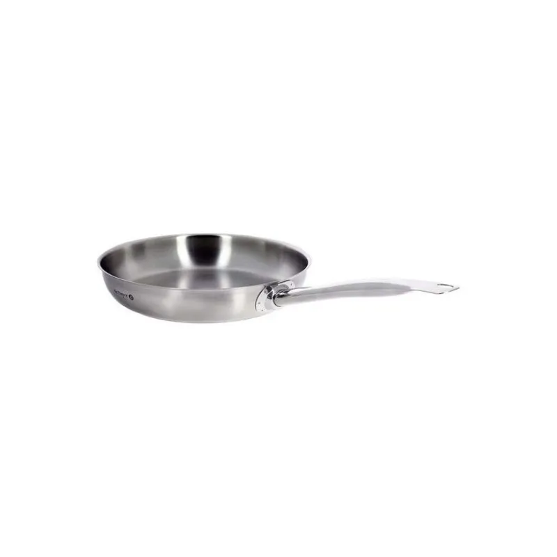 Cerf Dellier Poêle à frire ronde inox 28 cm