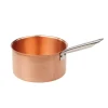 Cerf Dellier Poêlon à sucre cuivre queue froide inox bord verse-franc 20 cm