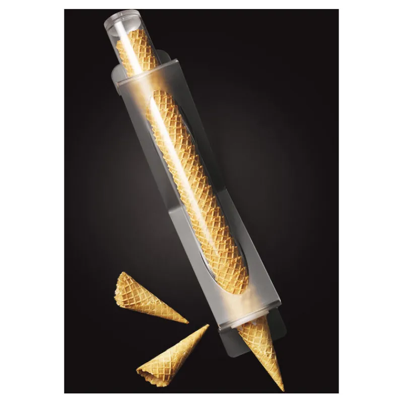 Cerf Dellier Porte-cornets à glace mural PMMA hauteur 56 cm