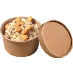 Cerf Dellier Pot à glace 125 ml avec couvercle (x 8)