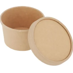 Cerf Dellier Pot à glace 125 ml avec couvercle (x 8)
