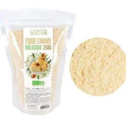 Cerf Dellier Poudre d'amande Bio 250 g - DDM 02/25