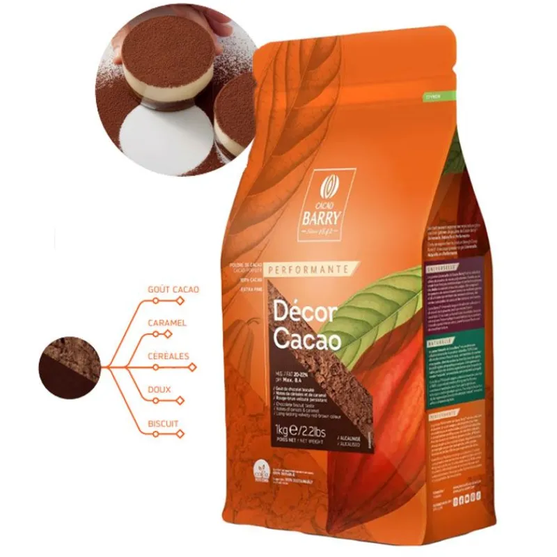 Cerf Dellier Poudre de cacao Décor Cacao Performante Barry 1 kg