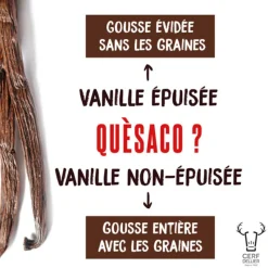 Cerf Dellier Poudre de vanille épuisée Sébalcé 150 g