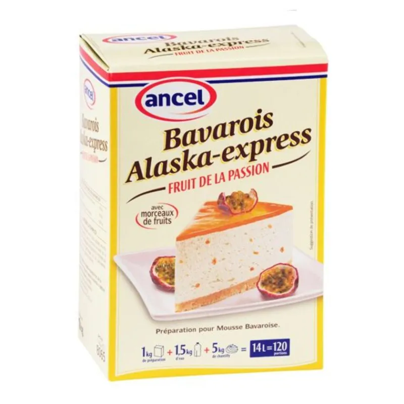 Cerf Dellier Préparation bavarois fruits de la passion Alaska 1 kg