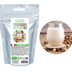 Cerf Dellier Préparation instantanée pour boisson noisette biologique 120g