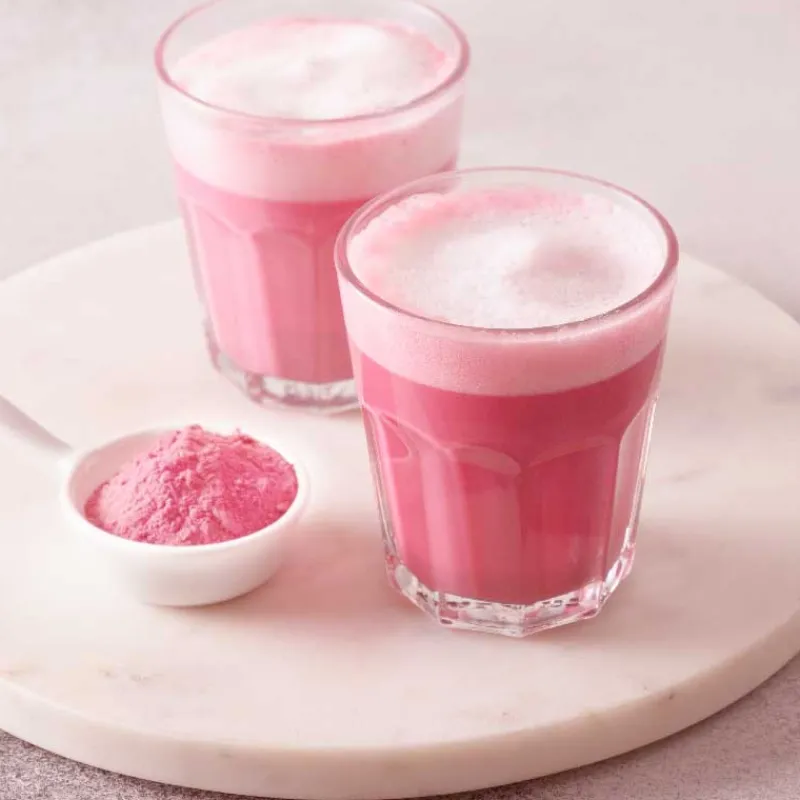 Cerf Dellier Préparation instantanée pour boisson Chaï Latte saveur framboise - 300 g