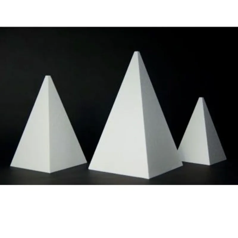 Cerf Dellier Présentoir polystyrène pyramide 4 faces
