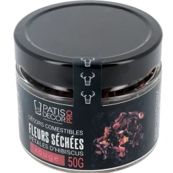 Cerf Dellier Pétales d'hibiscus rouges séchées 50 g