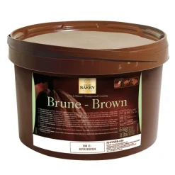 Cerf Dellier Pâte à glacer brune Barry 5 kg