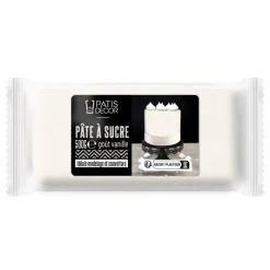 Cerf Dellier Pâte à sucre blanc arôme vanille 500 g