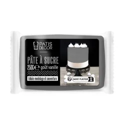 Cerf Dellier Pâte à sucre gris 250 g