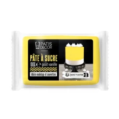 Cerf Dellier Pâte à sucre jaune 100 g