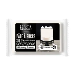 Cerf Dellier Pâte à sucre marshmallow blanche 250 g