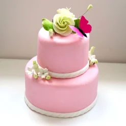 Cerf Dellier Pâte à sucre rose 1 kg - DDM 11/24