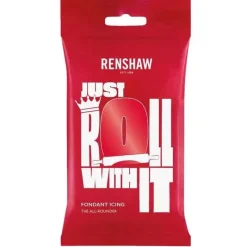 Cerf Dellier Pâte à sucre Rouge Coquelicot Renshaw 250 g