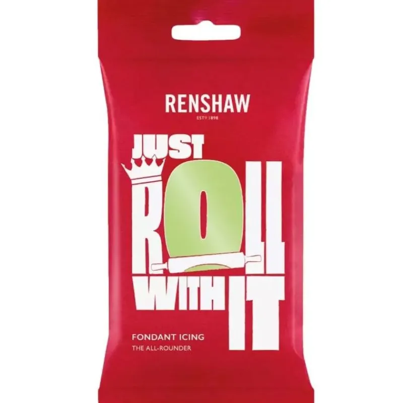 Cerf Dellier Pâte à sucre Vert Pastel Renshaw 250 g