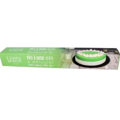 Cerf Dellier Pâte à sucre verte étalée - DDM 11/24