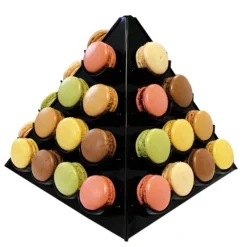 Cerf Dellier Pyramide à macarons noire