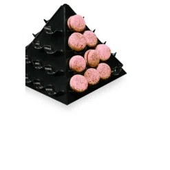 Cerf Dellier Pyramide à macarons noire