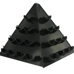 Cerf Dellier Pyramide à macarons noire