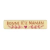 Cerf Dellier Rectangle Chocolat blanc Bonne Fête Maman (x66)