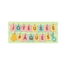 Cerf Dellier Rectangles azyme Joyeuses Pâques (x24)