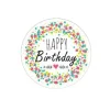 Cerf Dellier Ronds azyme Joyeux Anniversaire 5 cm (x24)