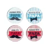 Cerf Dellier Ronds chocolat assortis Bonne Fête Papa (x54)