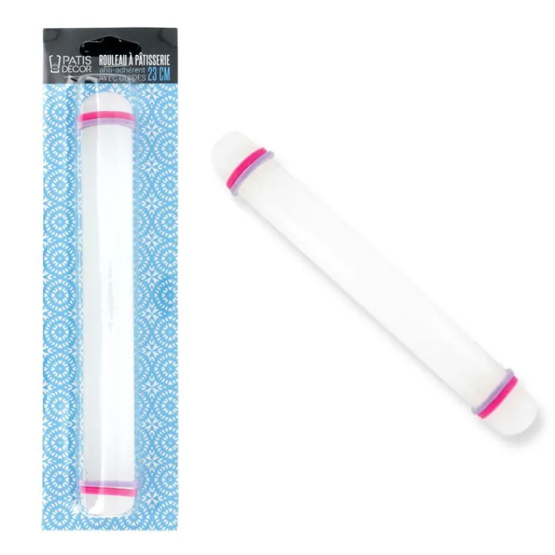 Cerf Dellier Rouleau anti-adhérent avec guides 23 cm