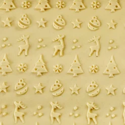 Cerf Dellier Rouleau empreintes en bois Noël