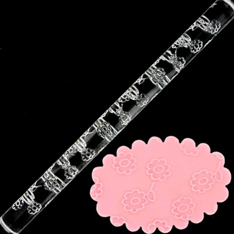 Cerf Dellier Rouleau empreintes marguerites Patisdécor