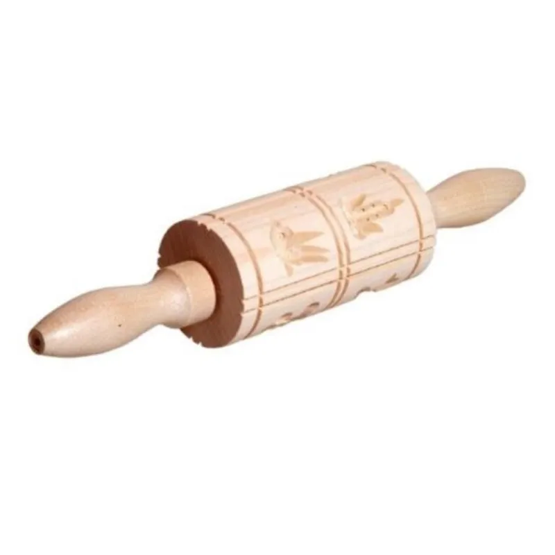 Cerf Dellier Rouleau empreintes Noël