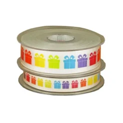 Cerf Dellier Ruban blanc cadeaux (20 m)