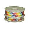 Cerf Dellier Ruban blanc coeurs (20 m)