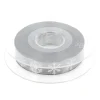 Cerf Dellier Ruban Flocons gris 15 mm (20 m)
