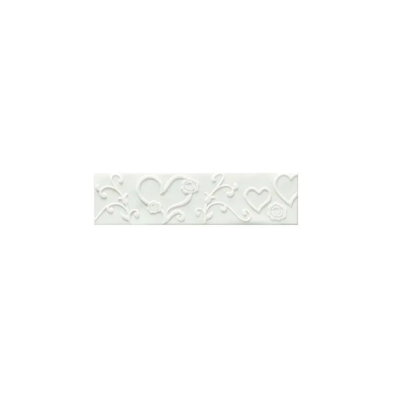 Cerf Dellier Ruban pâte à sucre coeurs h 5 cm (1,25 m)