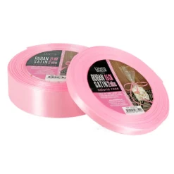 Cerf Dellier Ruban rose satin (22 m)