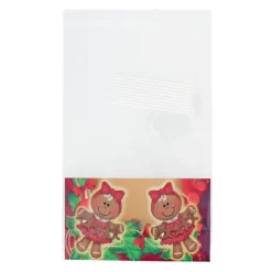 Cerf Dellier Sachets bonbons Fillettes + liens 18 x 30 cm (x10)