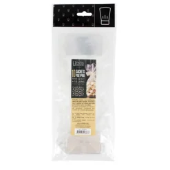 Cerf Dellier Sachets polypropylène 12 x 26cm fond carton + liens (x10)