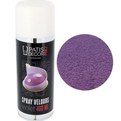 Cerf Dellier Spray effet velours Violet 400 ml