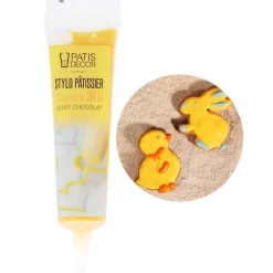 Cerf Dellier Stylo pâtissier jaune goût chocolat
