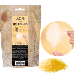 Cerf Dellier Sucre barbe à papa Citron 400g