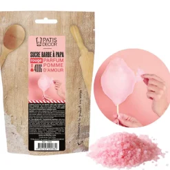 Cerf Dellier Sucre barbe à papa Pomme d'amour 400 g