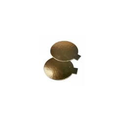 Cerf Dellier Support carton rond or individuel 8 cm (x 200)