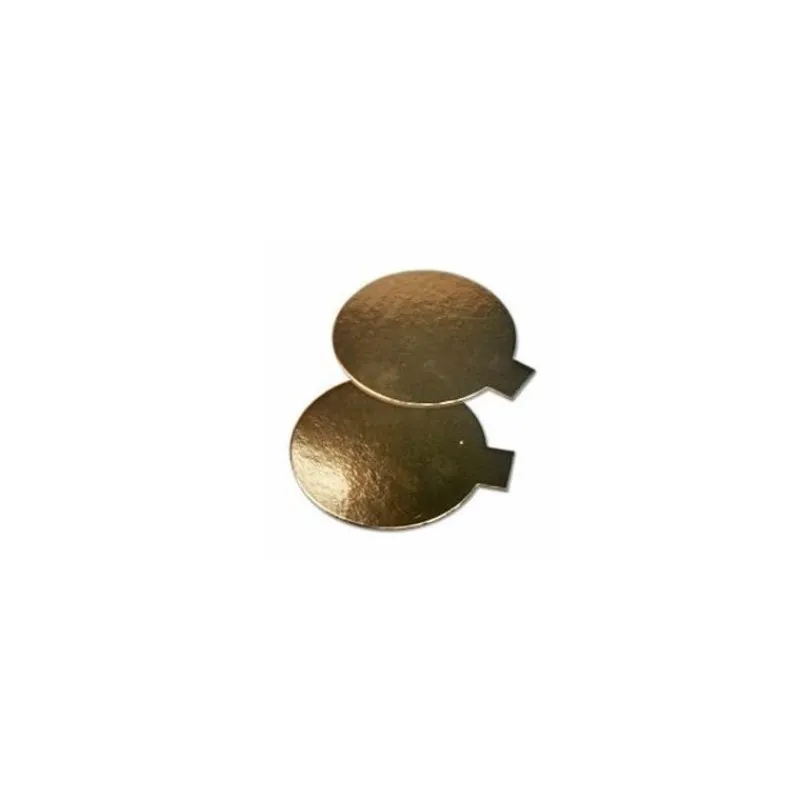 Cerf Dellier Support carton rond or individuel 8 cm (x 200)