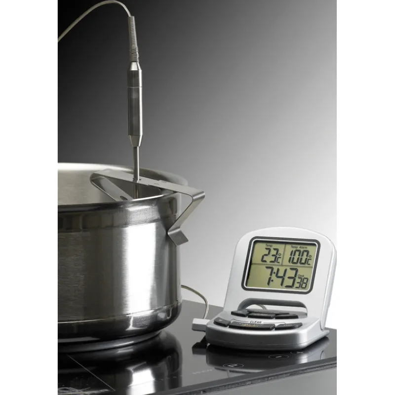Cerf Dellier Support clipsable pour sonde de thermomètre de cuisson